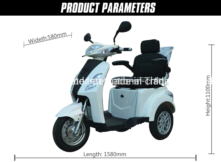 Factory Wholesale Disabled Mobility Scooter Electric Tricycle for Passengers