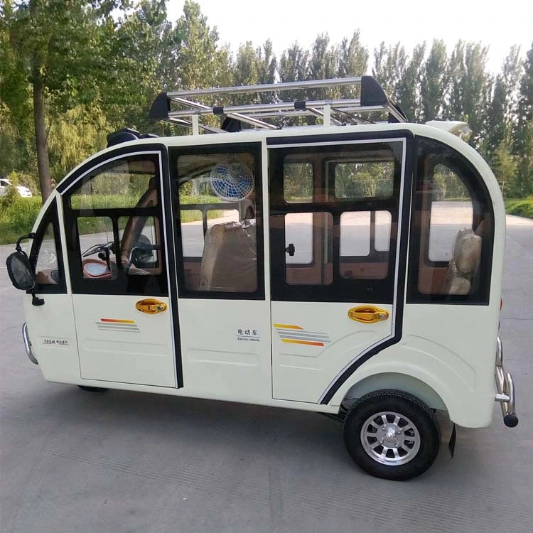 4 Wheel 60V 1000W Freight Electric Tricycle 3 Wheel Passenger Electric with New Energy Solar