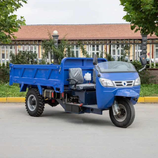 Closed Cargo Diesel Motorized 3-Wheel Tricycle with Cabin Tricycle with Rain Protection