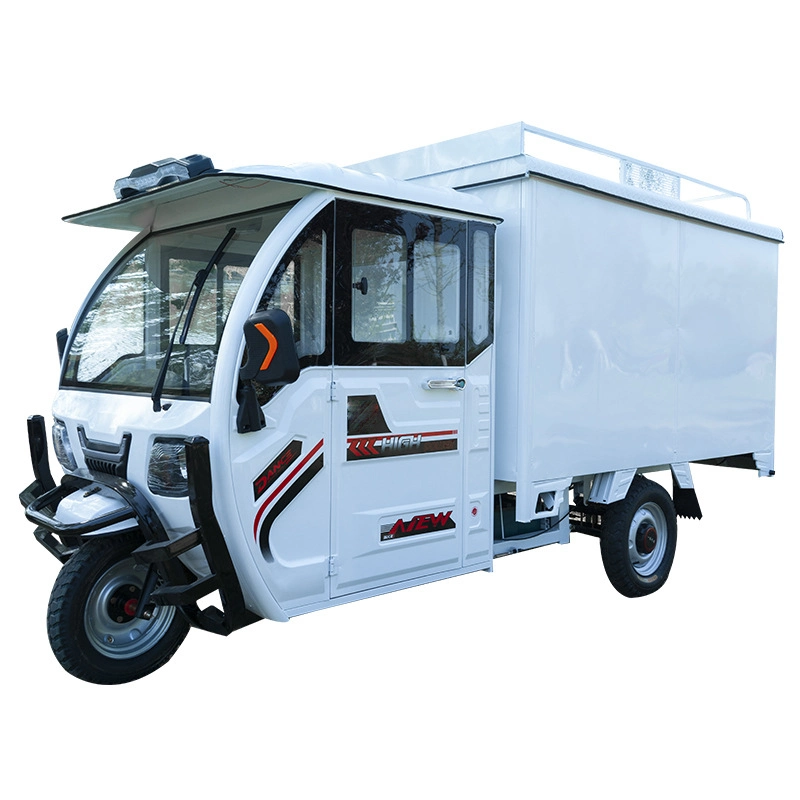 Tricycle Cargo Motorcycle 3 Vending Cart Charger Mining 200cc Manual Dump Truck Electronic Van Wheels off I Electric Tricycles