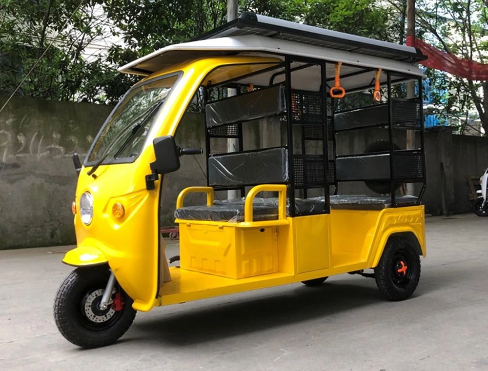 Electric Tricycle Rickshaw 3-4 Passengers OEM Brand