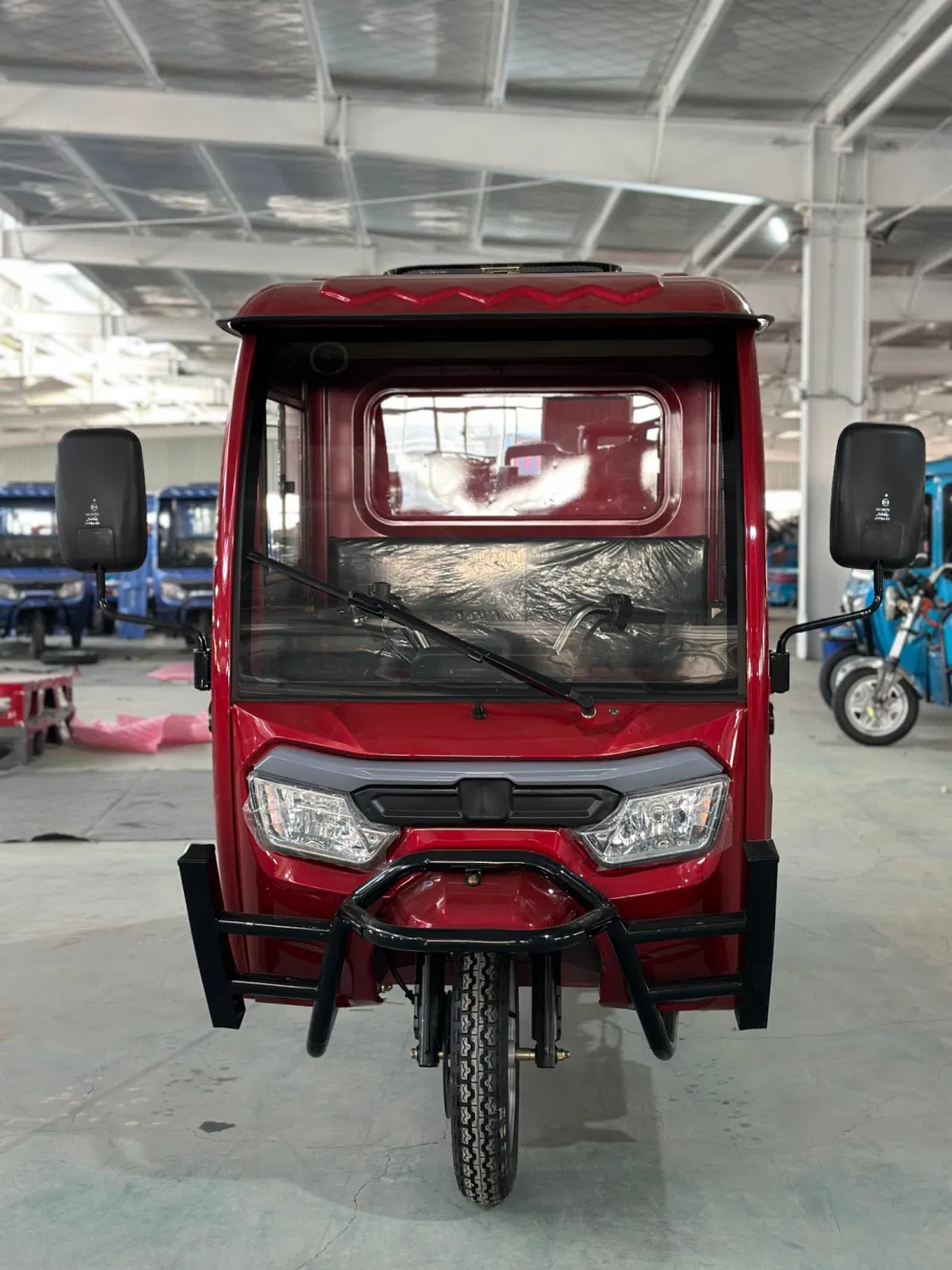 EEC Coc Electric Cargo Delivery Tricycle 1.5m with Windshield, Cabin and Reverse Sensor Camera