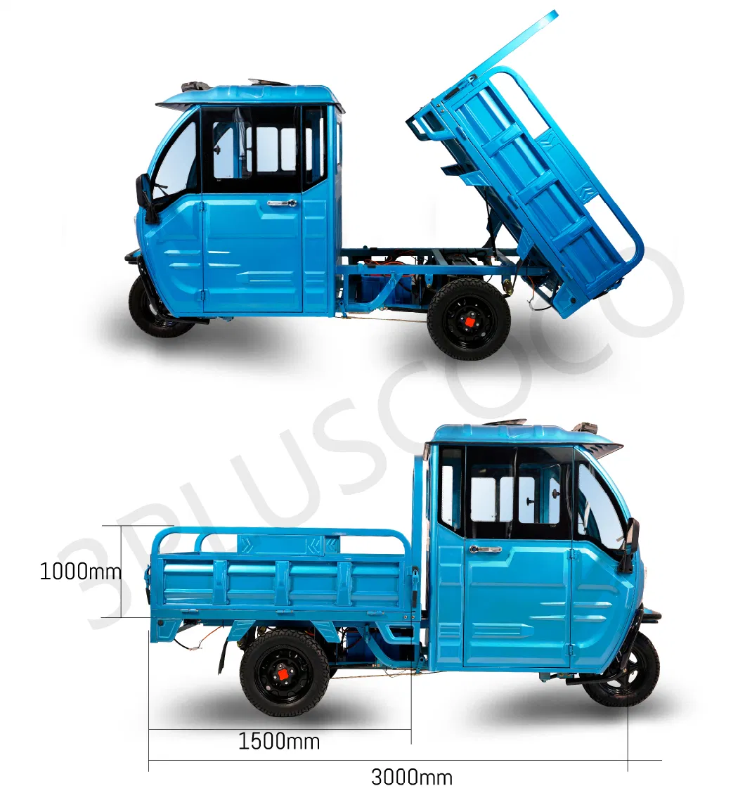 Electric Tricycles Closed Semi-Enclosed Tricycle Electric Tricycles 3 Wheel Electric Cargo Bike