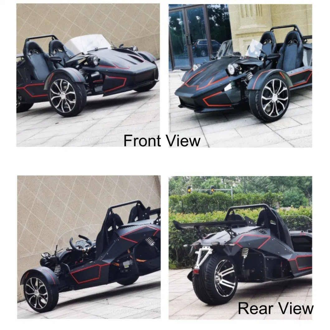 Three Wheel Electric Tricycle, 72V 2 Seat Electric Reverse Trike, Special Tricycle with Whole Sale Price