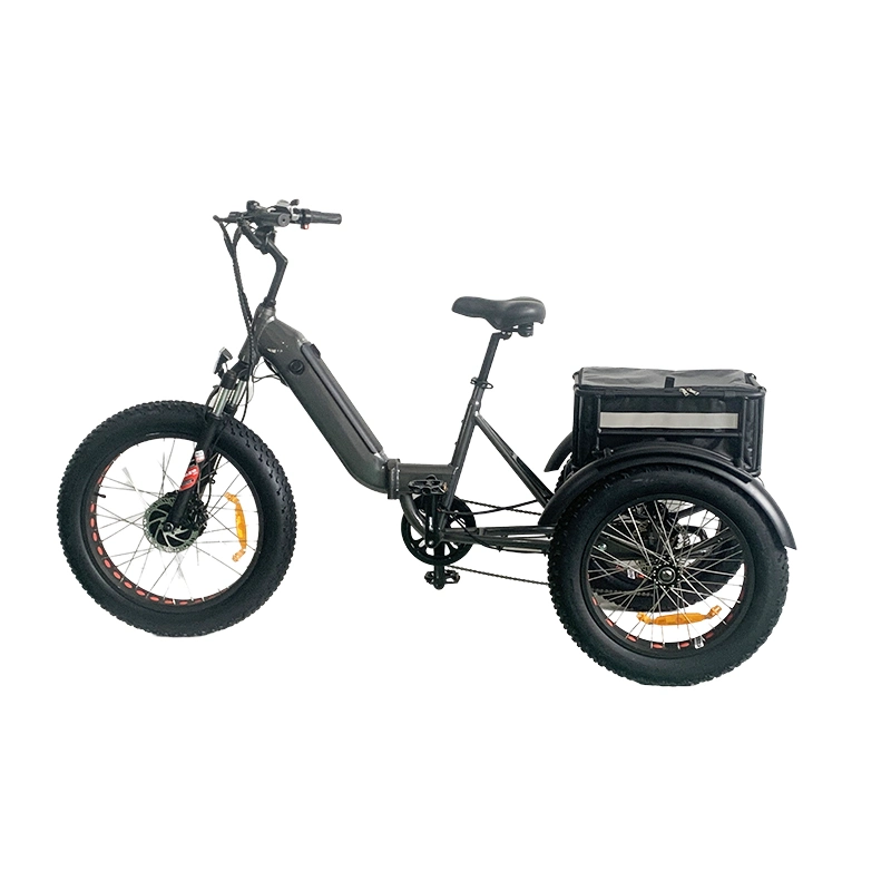 Bafang Motor for Passengers Fat Tire 4.0 Three Wheels Scooters 3 Wheel Passenger Adult 750W Electric Tricycles