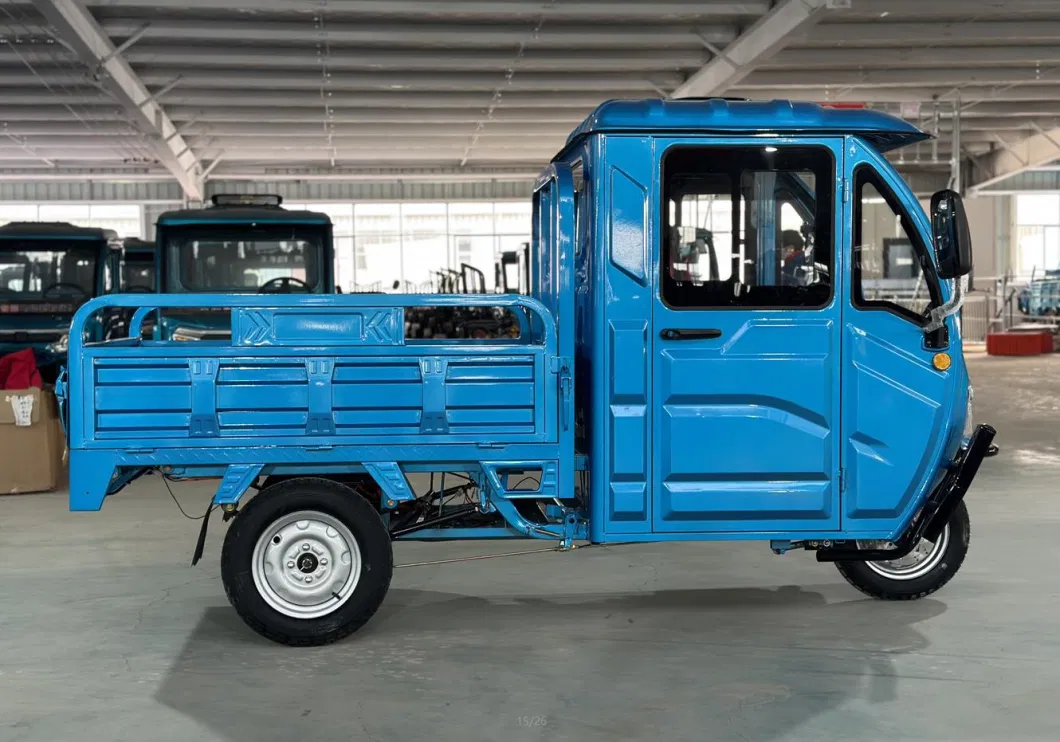 EEC Coc Electric Cargo Delivery Tricycle 1.5m with Windshield, Cabin and Reverse Sensor Camera