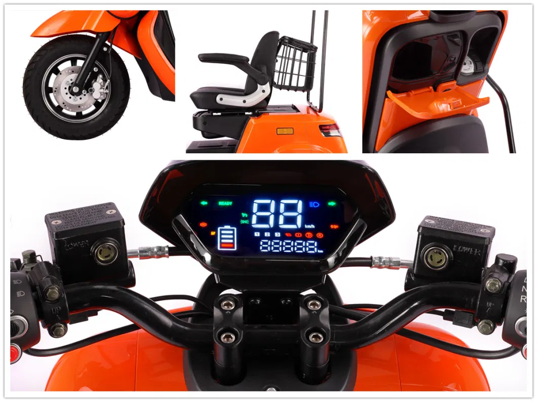 650W Tricycle Electric Golf Cart Tricycle Equipped with 32ah Lead-Acid Battery