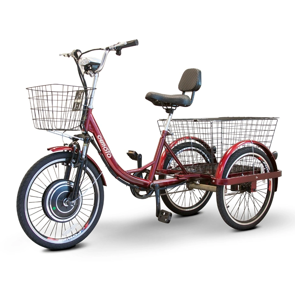 OEM 22 Inch Adult Cargo 500W Fat Tire Three Wheels Electric Tricycle