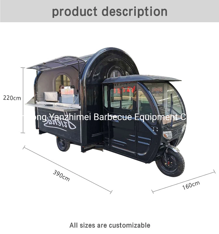 Commercial Outdoor Kiosk Ice Cream Tricycle for Sale