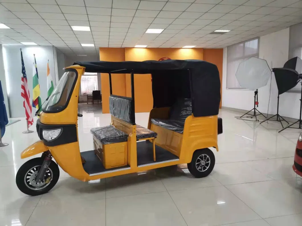 Tuk Tuk Bajaj Three Wheel Auto Electric Tricycle Vehicle 60V 1500W/3000W/4000W Rickshaw