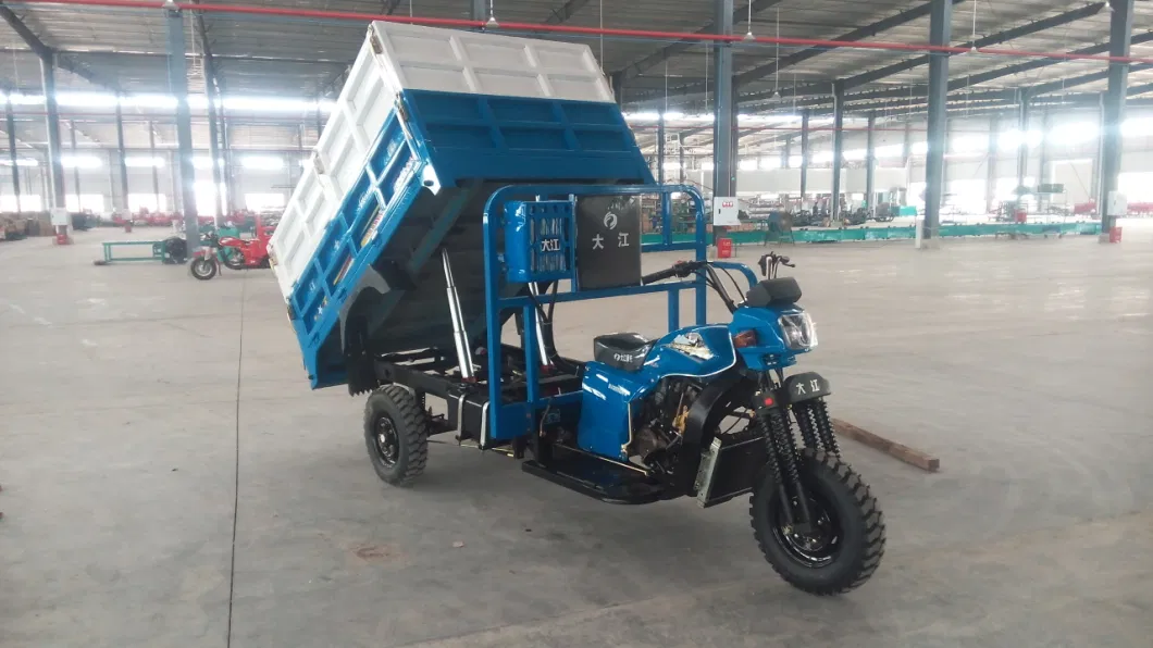 3-Wheel Bicycle with Gasoline Motor Engine Electric Cargo Tricycle Auto Rickshaw Passenger Wheel Motorcycle