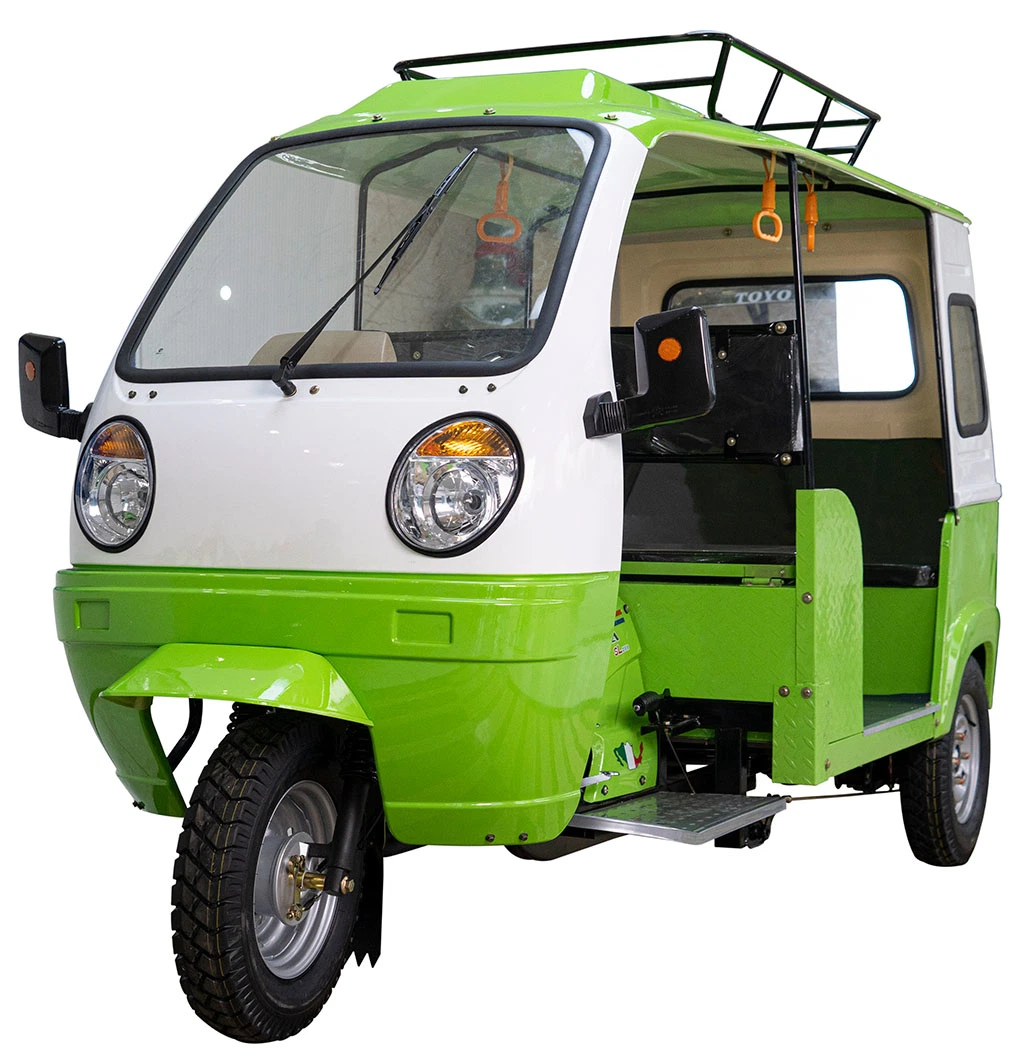 Haiti Gasoline Tuk Tuk Tricycle Taxi for Passenger Big Space CCC Certificate Trike 3 Wheel Motor Tricycle Gas Scooters for Adults Tuc Tuc Motorized Enclosed Cab