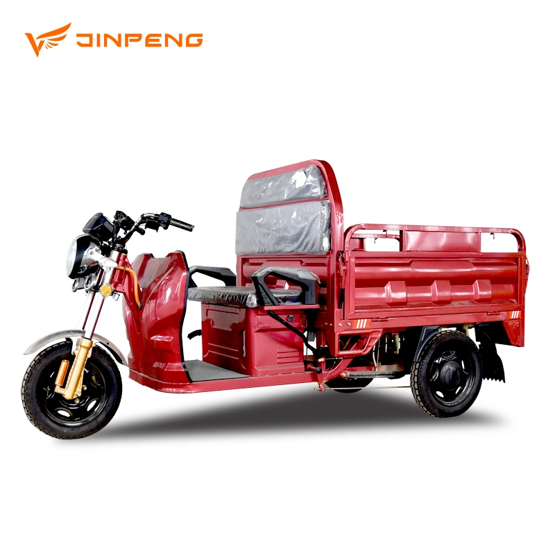 Jinpeng Discount Excellent Performance Electric Cargo Trike Customizable Color Rain Proof Optional Accessories Tricycle for Farm Loader Transport with EEC