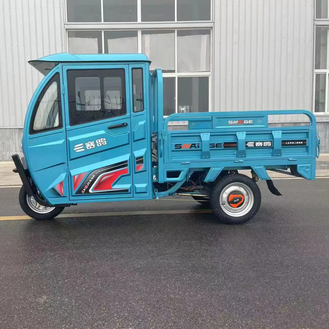 EEC Coc Electric Cargo Delivery Tricycle 1.5m with Windshield, Cabin and Reverse Sensor Camera