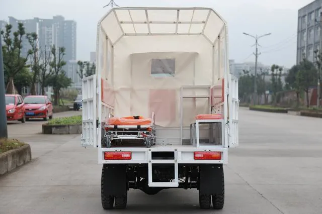 China Prodcut Ambulance Tricycle for Patient E-Rickshaw Passenger Threewheel Motorcycle Cargo