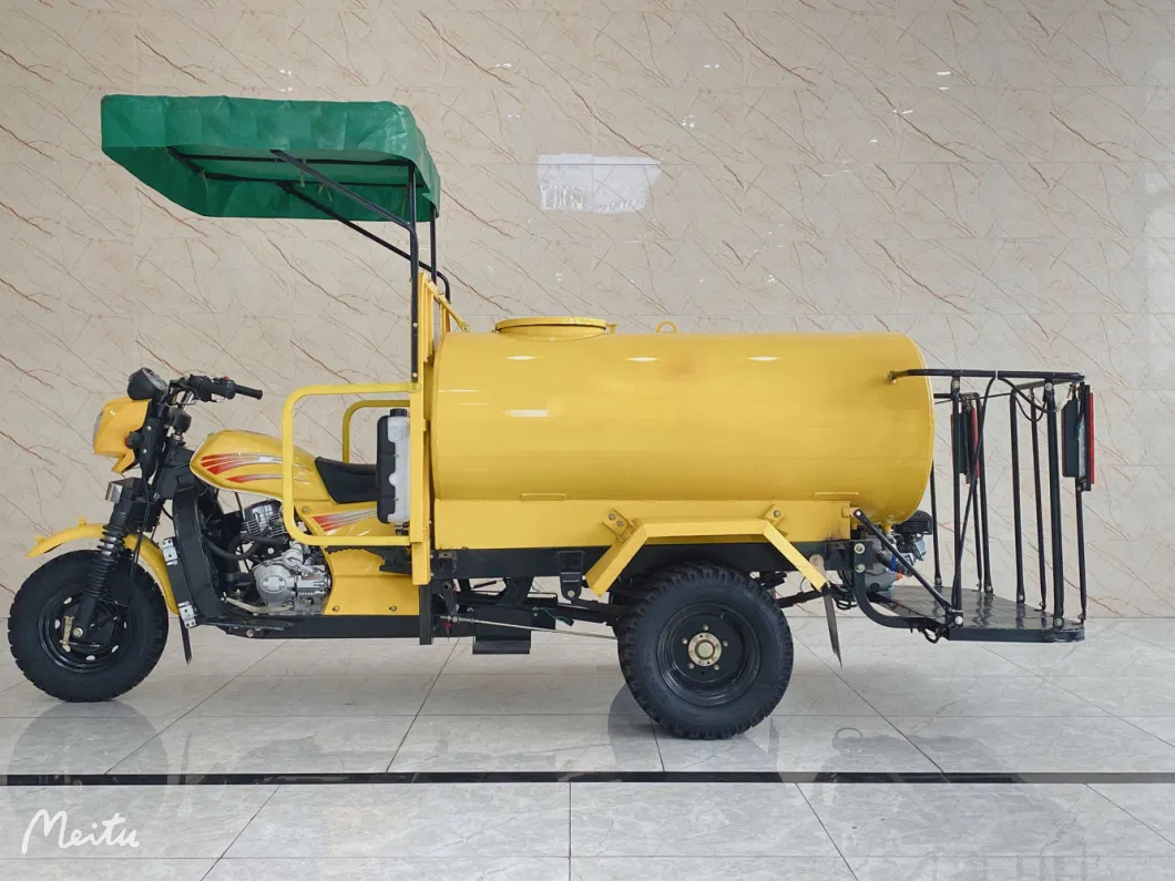 200cc Motorized Special Cabin Roof Delivery Water Tank 1000L Tricycles High Quality Made in China Manufacture Top 10