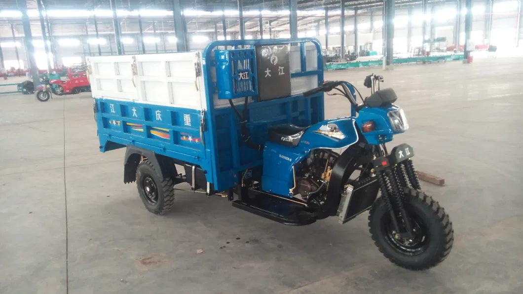 3-Wheel Bicycle with Gasoline Motor Engine Electric Cargo Tricycle Auto Rickshaw Passenger Wheel Motorcycle