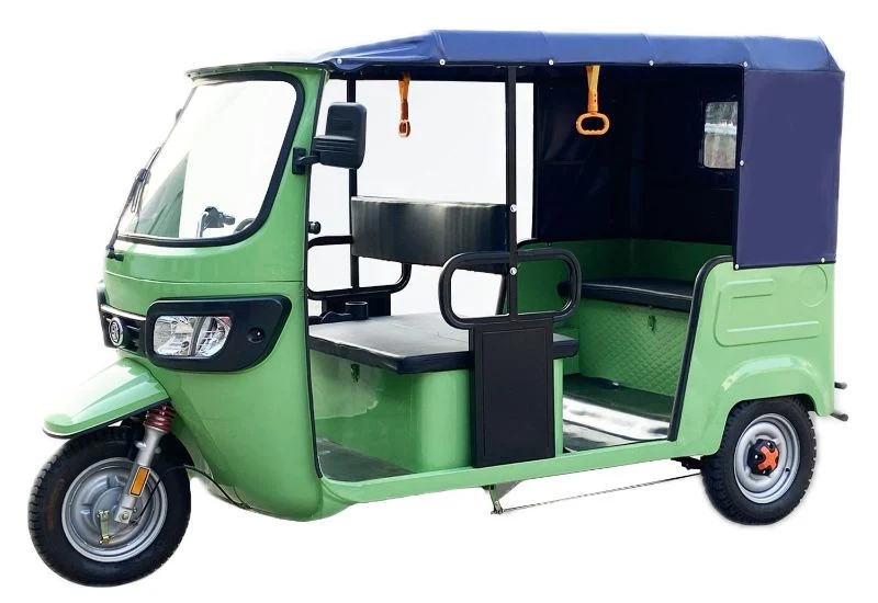 Long Range Running Electric Passenger Tricycle 2000W E-Auto Rickshaw