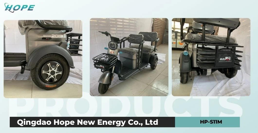 2024 Factory Wholesale High Quality Large Stock Three Wheel Motorized Electric Tricycles for Elderly Disabled