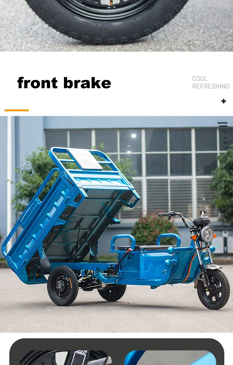 Wholesaler Adults 3 Wheel Car Cargo Electric Chinese Electric Tricycle Fat Tire Electric Tricycle