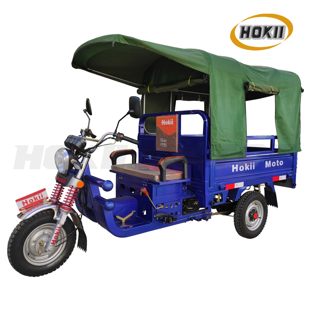 China Popular Model Manufacturer Produced and Derect Sale Cheap Price Auto Triciclo Electric Rickshaw 125cc Mopeds Tricycle for Adult