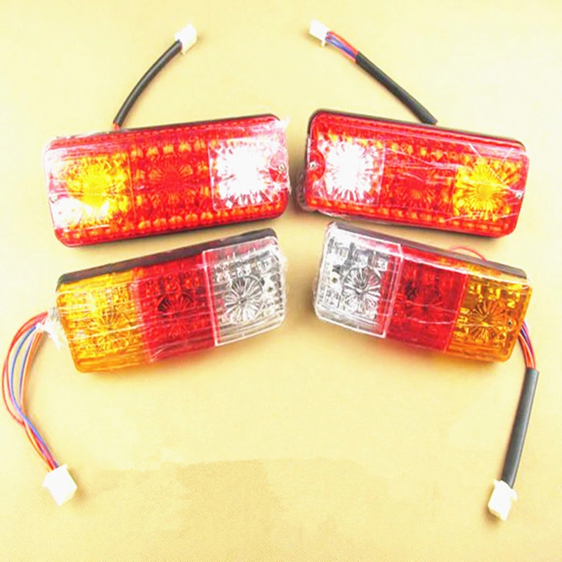 Electric Tricycle Rear Tail Light Waterproof Rickshaw Back Light