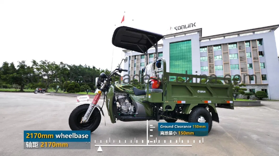 150cc/200cc /250 Cc Electric Three-Wheel Motorcycle/ Bajaj Passenger Gasoline Reverse Three-Wheel Motorcycle/ Tricycle Sonilink