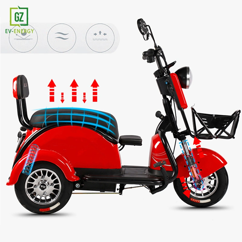 Factory Wholesale Golf 2000W Electric Tricycle 60V Double Seat Electric Scooter 3 Wheel Electric Scooter for Adult