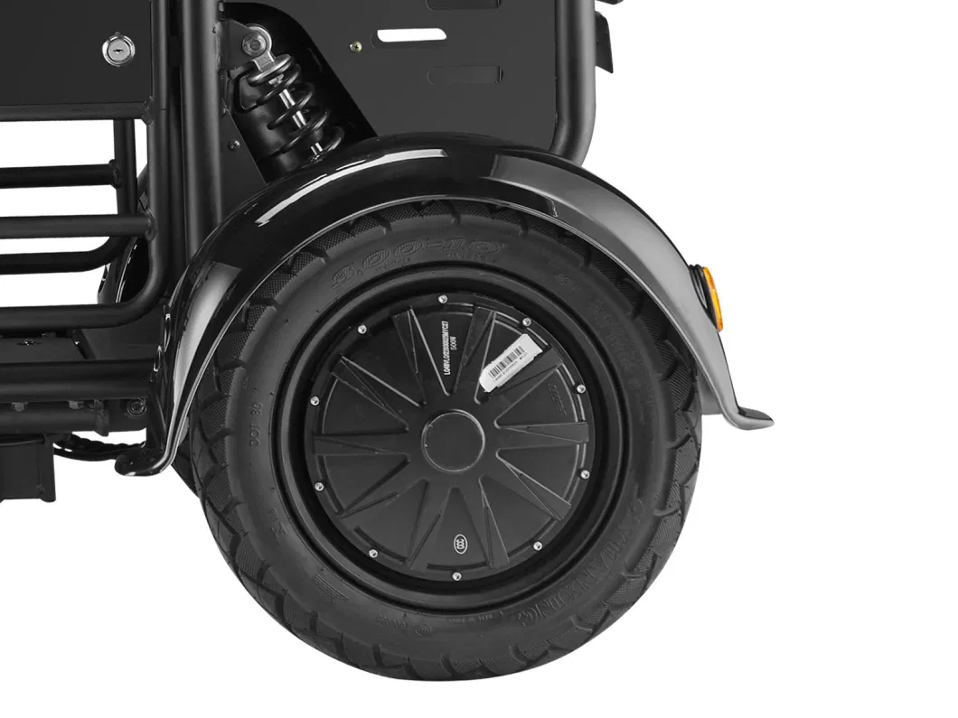 Novel Design Fat Tire Three Wheel Adult Electric Scooter Tricycles with Back Seat