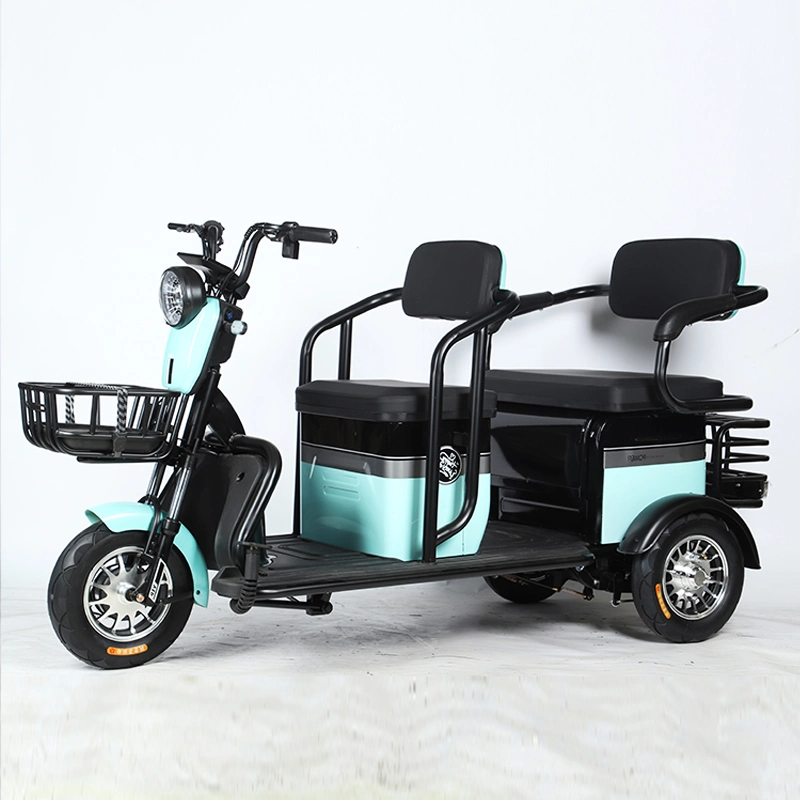 Good Quality Adult Aluminum Alloy 600W Electric Cargo Trike Vehicle Electric Tricycle for Seniors