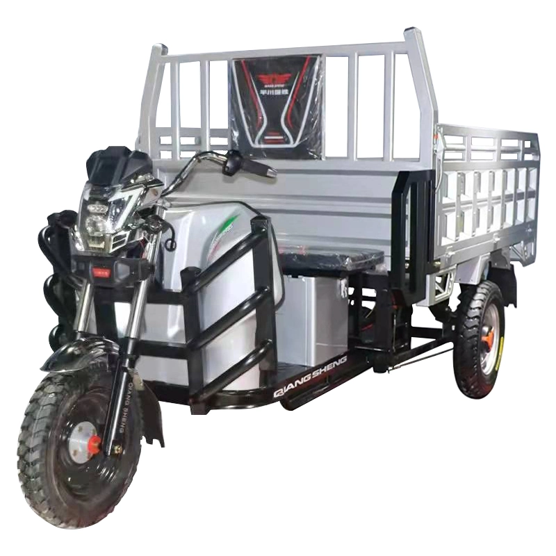 Open 1.8m*1.3m Electric Cargo Tricycle with Reverse and Auto Dump Functions