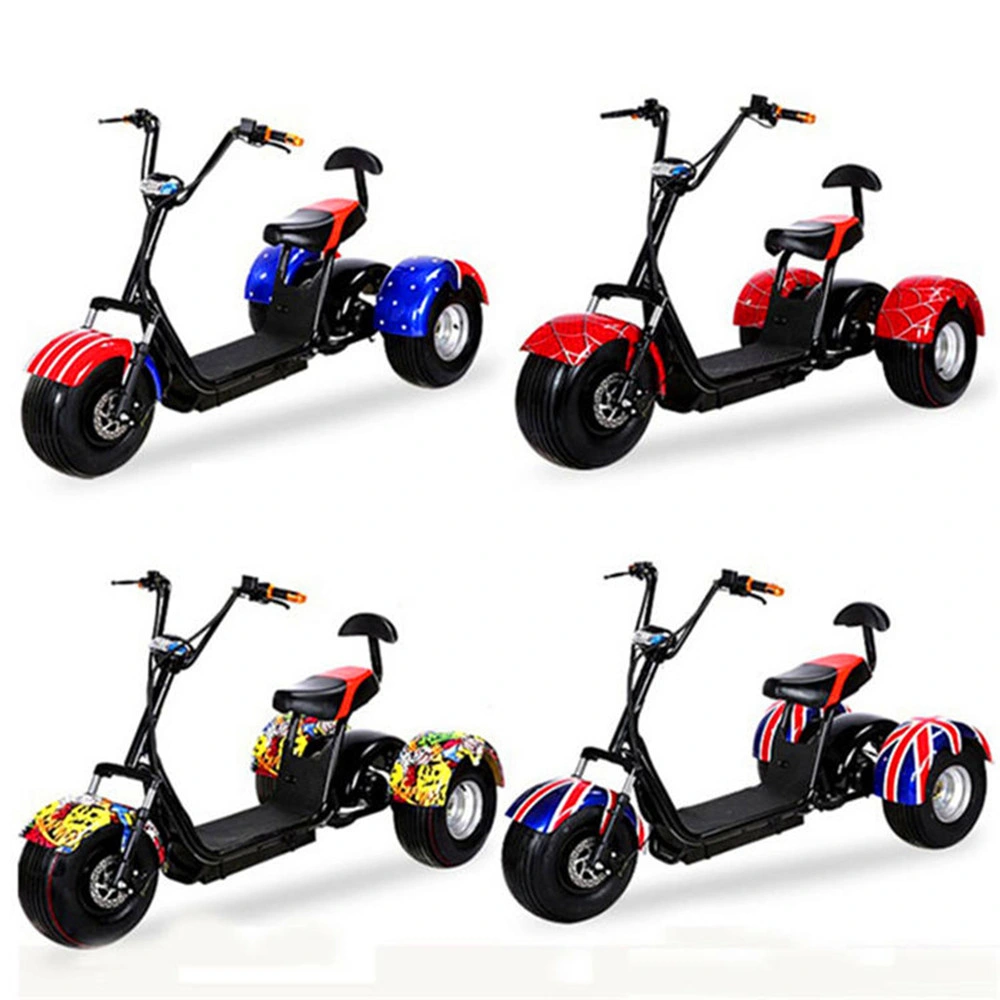 Citycoco Tire Fat Double Seat 3 Wheel Scooters Electric Adult Tricycle Citycoco