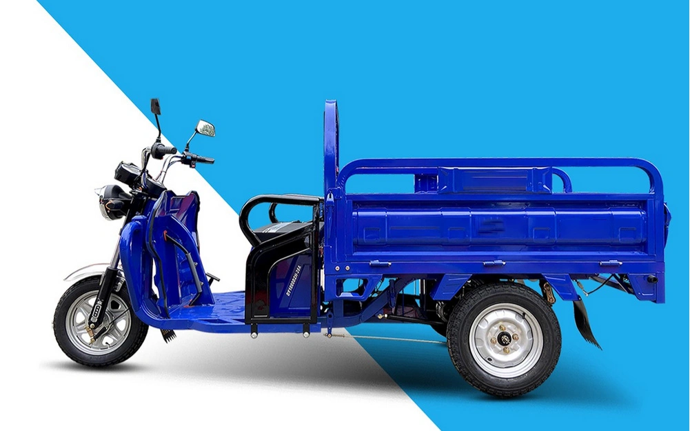 China Three Wheel Cabin Motorcycle for Sale 200 - 250W High-Power Electric Motorcycle Three Wheeled Dumper