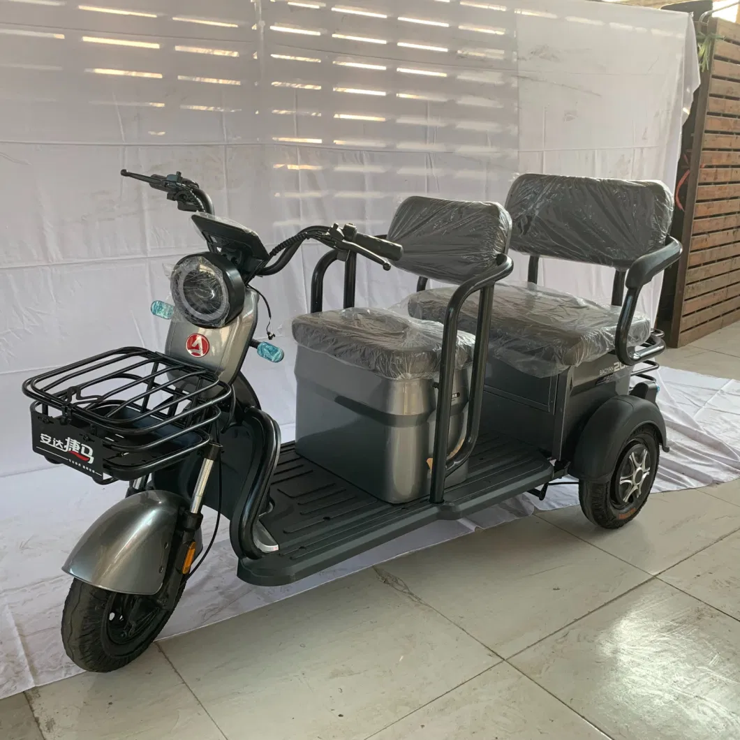 2024 Factory Wholesale High Quality Large Stock Three Wheel Motorized Electric Tricycles for Elderly Disabled