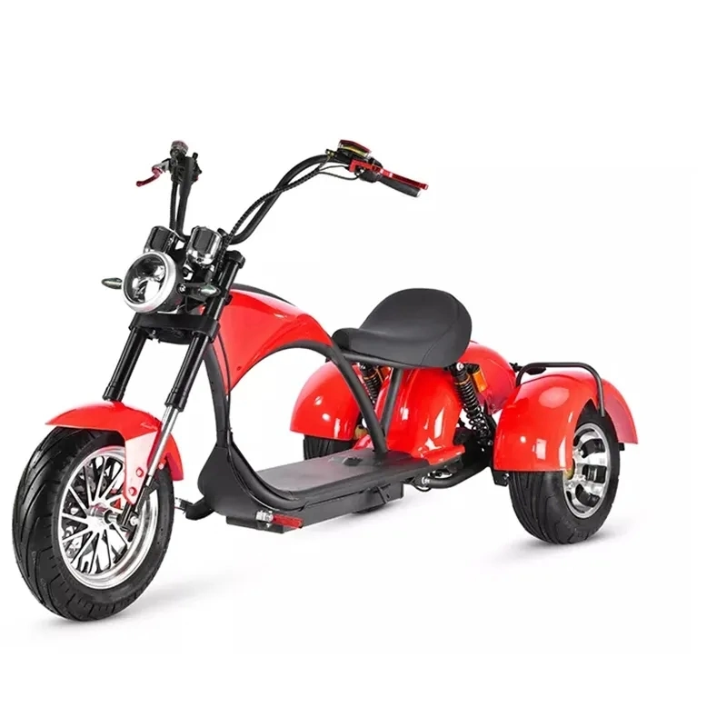 2000 Watt Electric Scooter Adult Three Wheels Tricycle 60V 20A 2 Seat Used for Sale