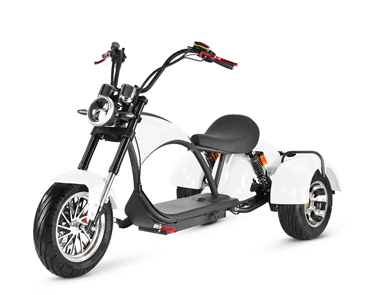 2000 Watt Electric Scooter Adult Three Wheels Tricycle 60V 20A 2 Seat Used for Sale