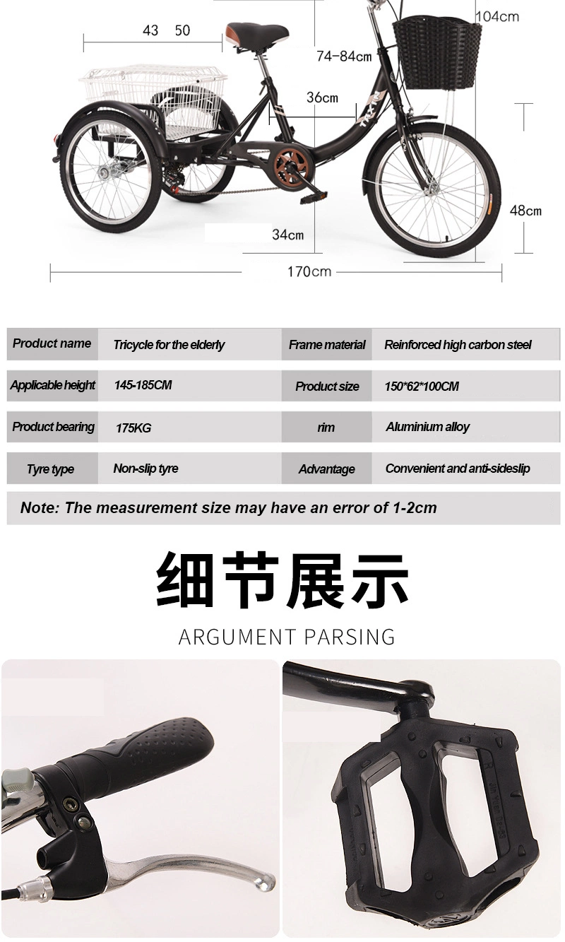 Compact Electric Tricycle with Human Power Integration