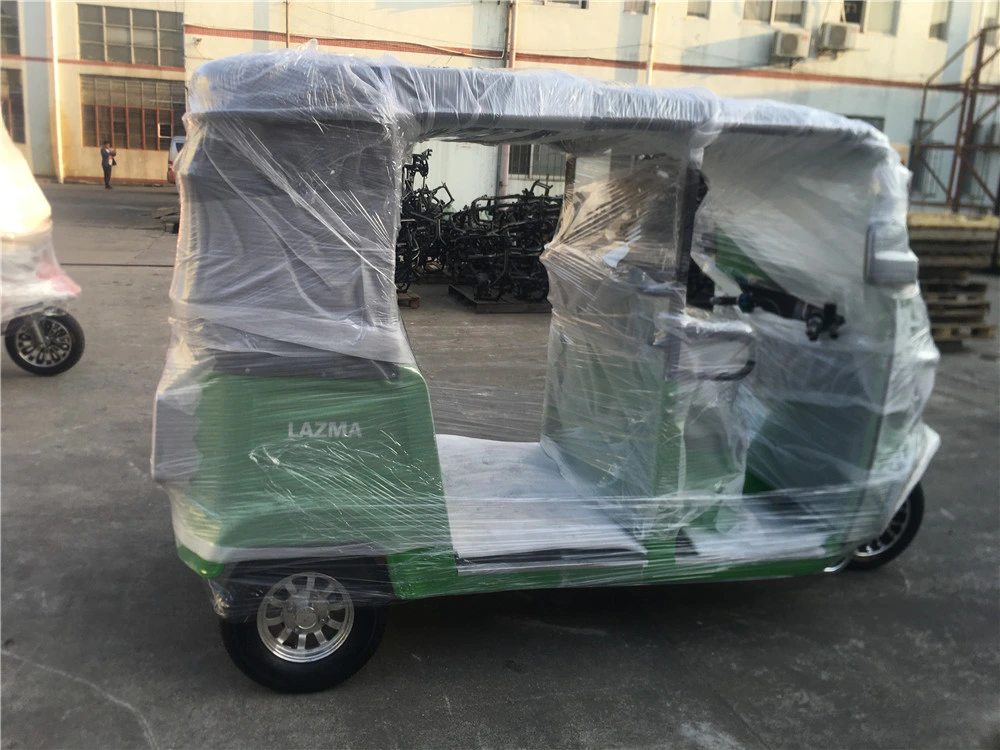 Tuk Tuk Bajaj Three Wheel Auto Electric Tricycle Vehicle 60V 1500W/3000W/4000W Rickshaw