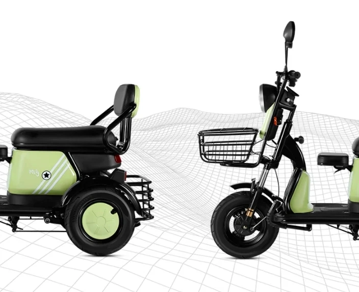 Good Quality Adult Aluminum Alloy 600W Electric Cargo Trike Vehicle Electric Tricycle for Seniors