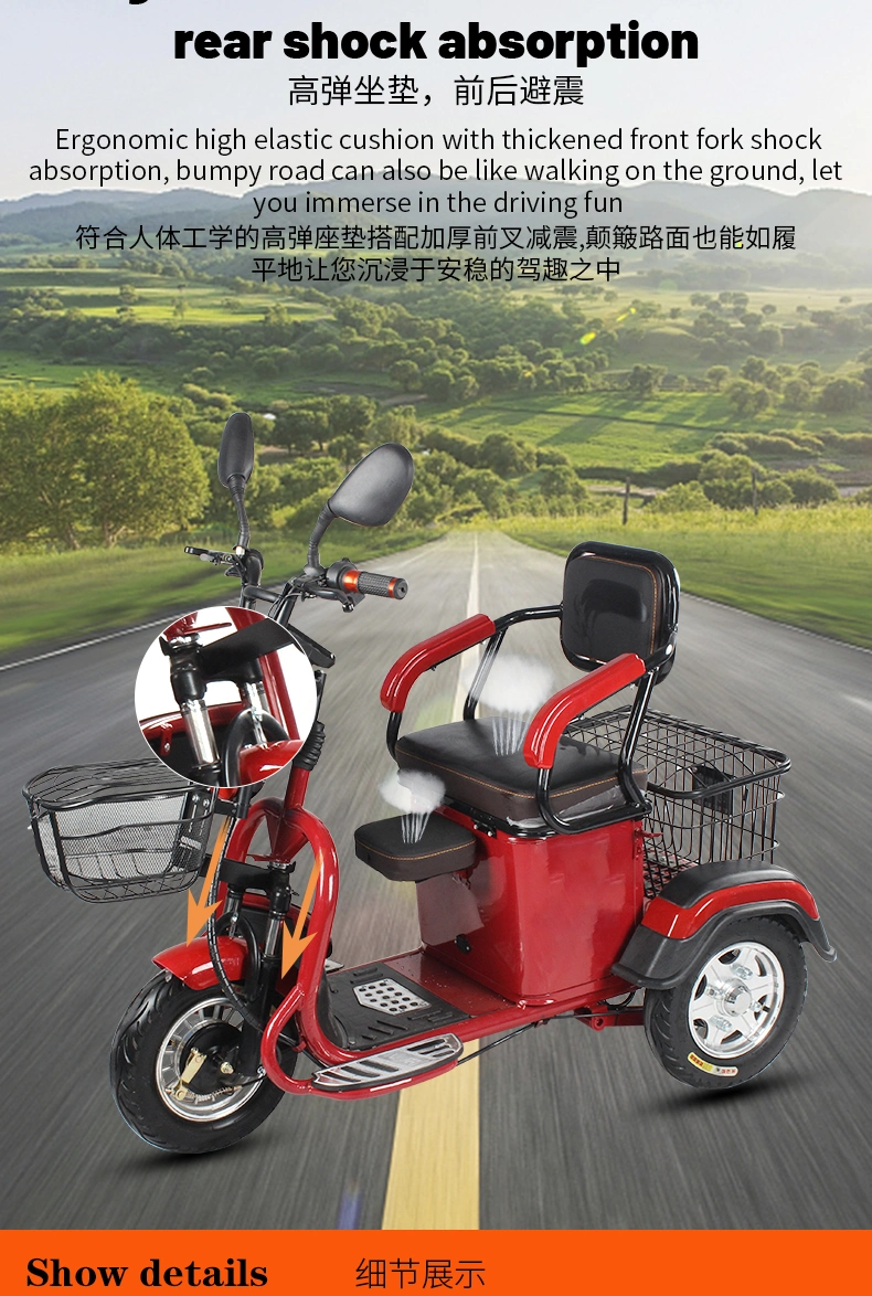 China Factory Whole Sale Electric Tricycle 3 Wheel