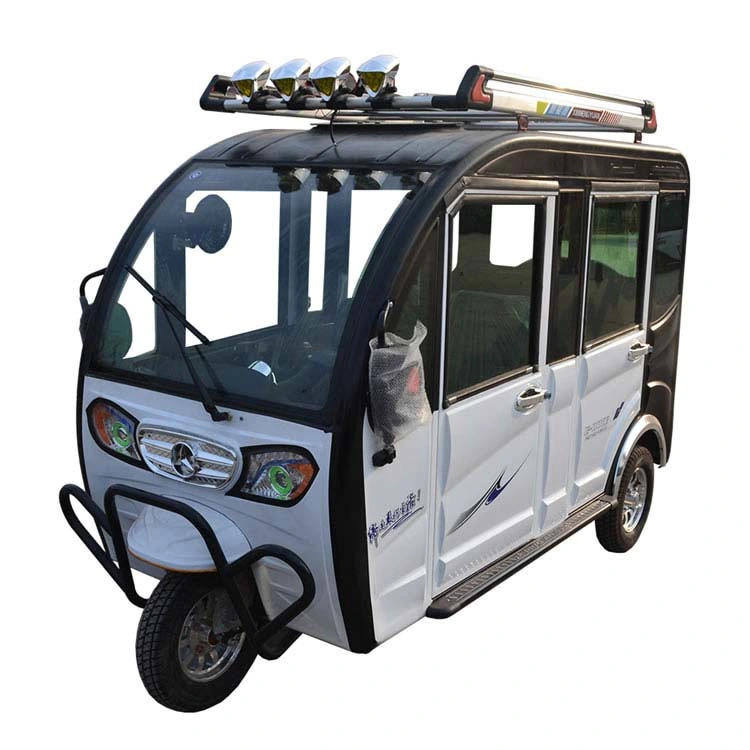 4 Wheel 60V 1000W Freight Electric Tricycle 3 Wheel Passenger Electric with New Energy Solar