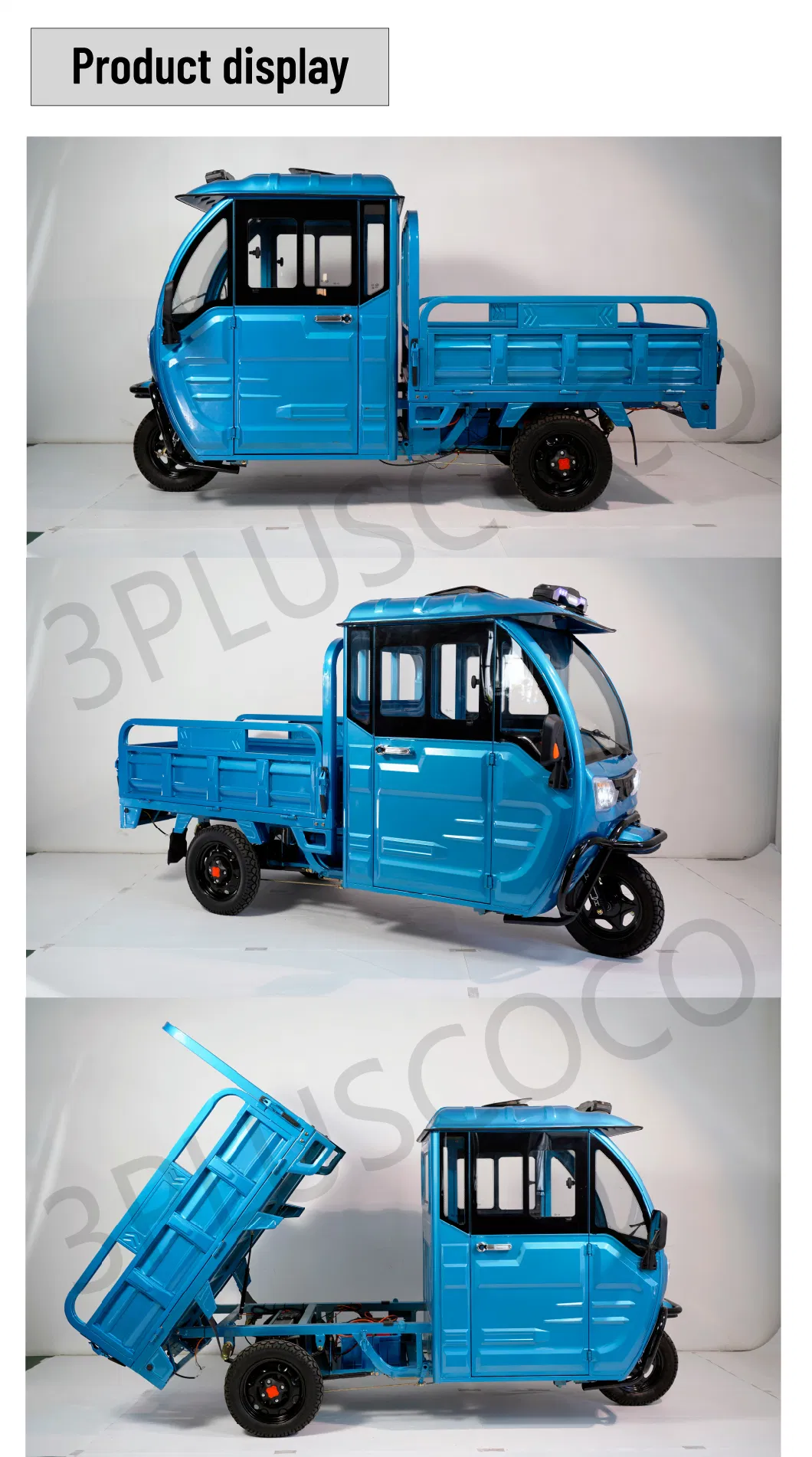 Electric Tricycles Closed Semi-Enclosed Tricycle Electric Tricycles 3 Wheel Electric Cargo Bike