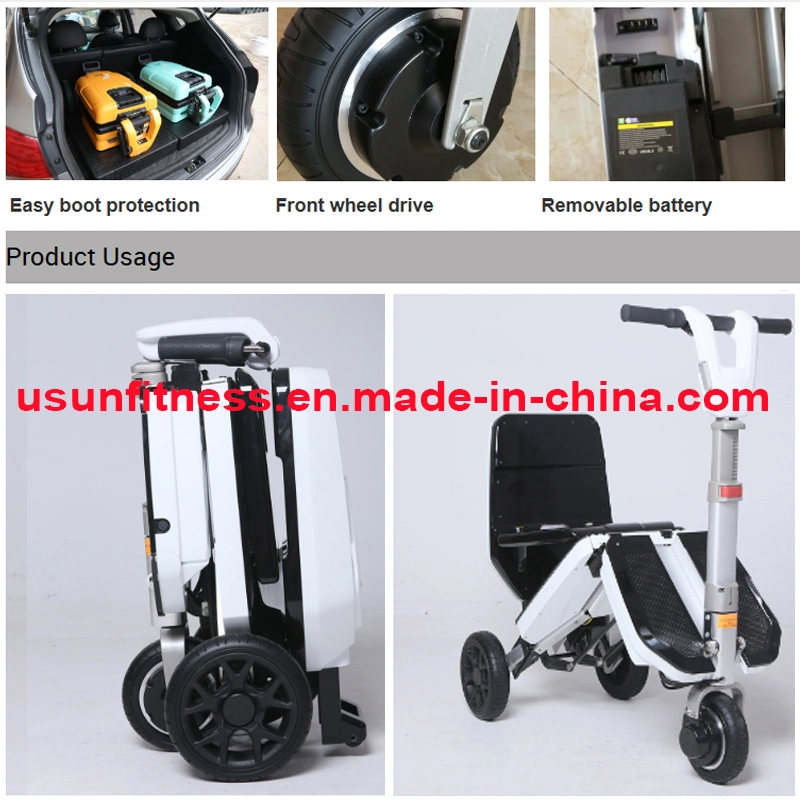 3 Wheels Folding Electric Tricycle Scooter Electric Bike with CE