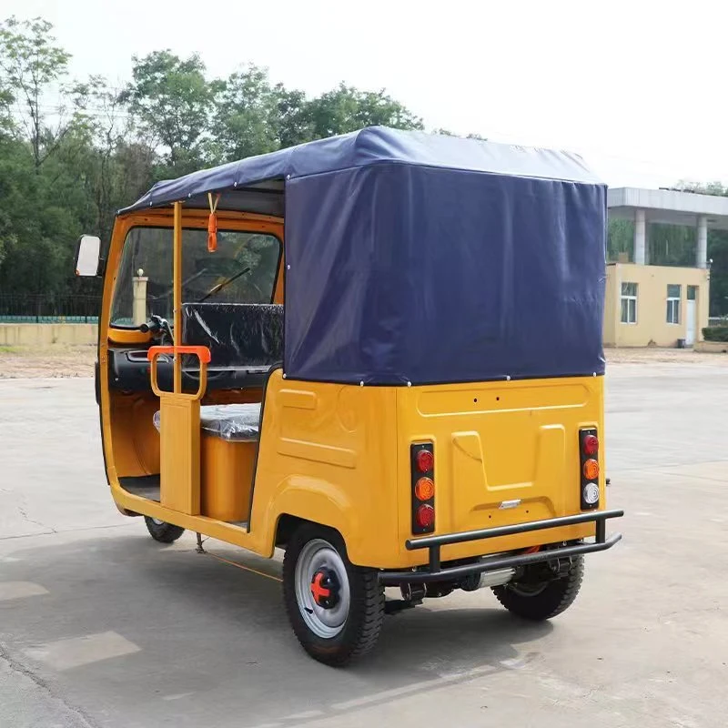 Meidi 3-Wheel Tricycle Taxi Use Mobility Rickshaw Bajaj Passenger Tuktuk 100km Long Range Electric Tuk