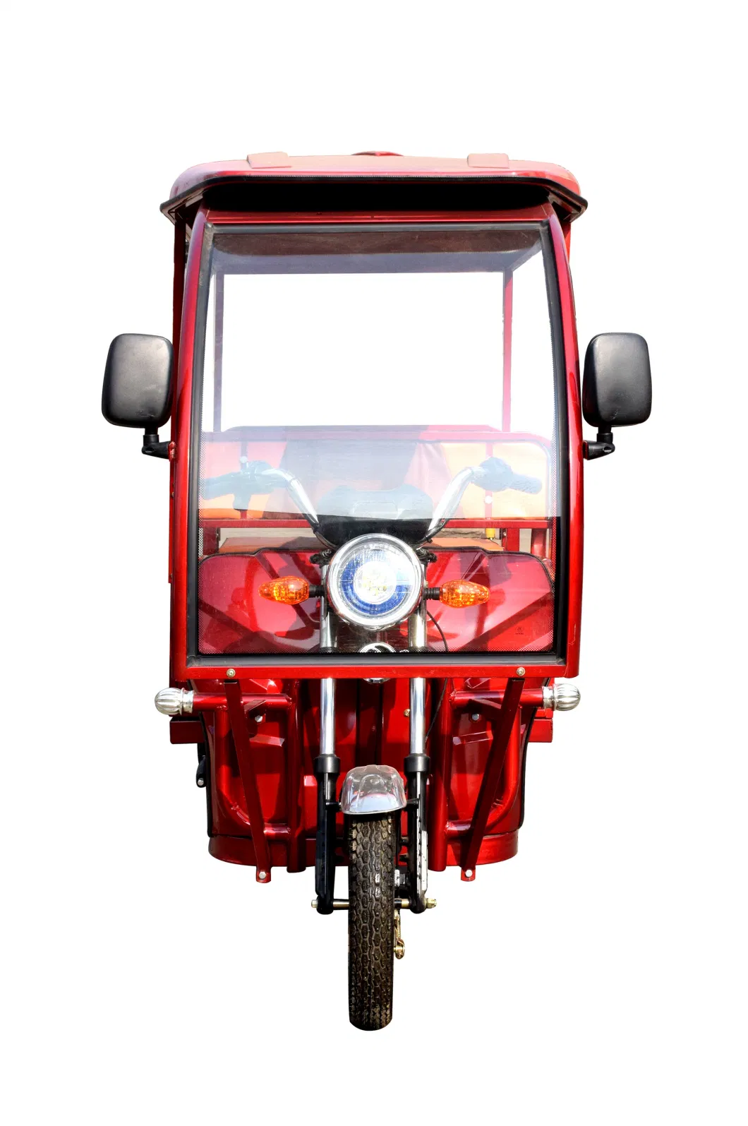 Tuk Tuk Three Wheel 1000W Electric Taxi Tricycle with Roof