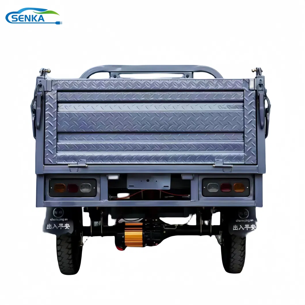 Senka Lead Acid Battery Operated E-Rickshaw Loader for Cargo Electric Tricycle