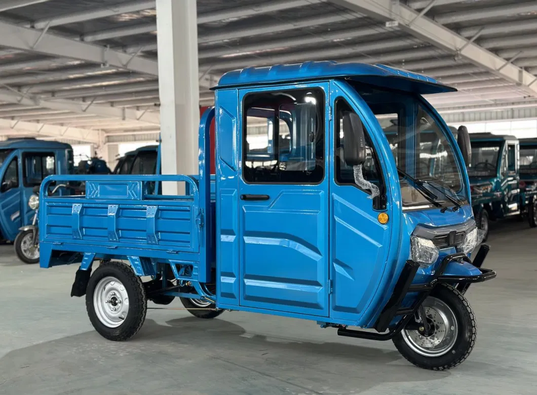 EEC Coc Electric Cargo Delivery Tricycle 1.5m with Windshield, Cabin and Reverse Sensor Camera