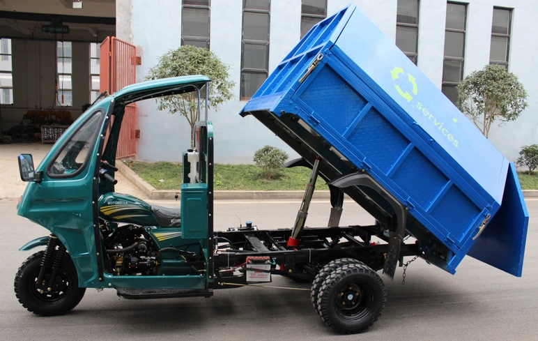 Semi Closed Head with Metal Box Tricycle Taxi with Cargo Box 150cc