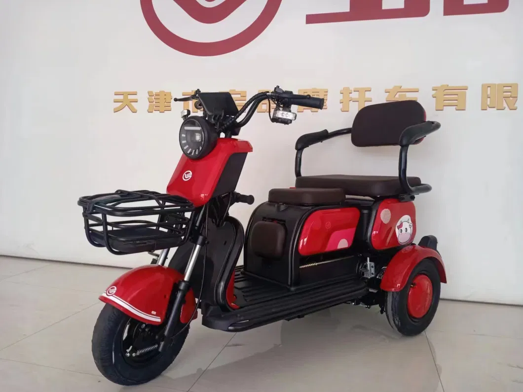 Electric Tricycle Small Rickshaw Passenger Tricycle 3 Seats