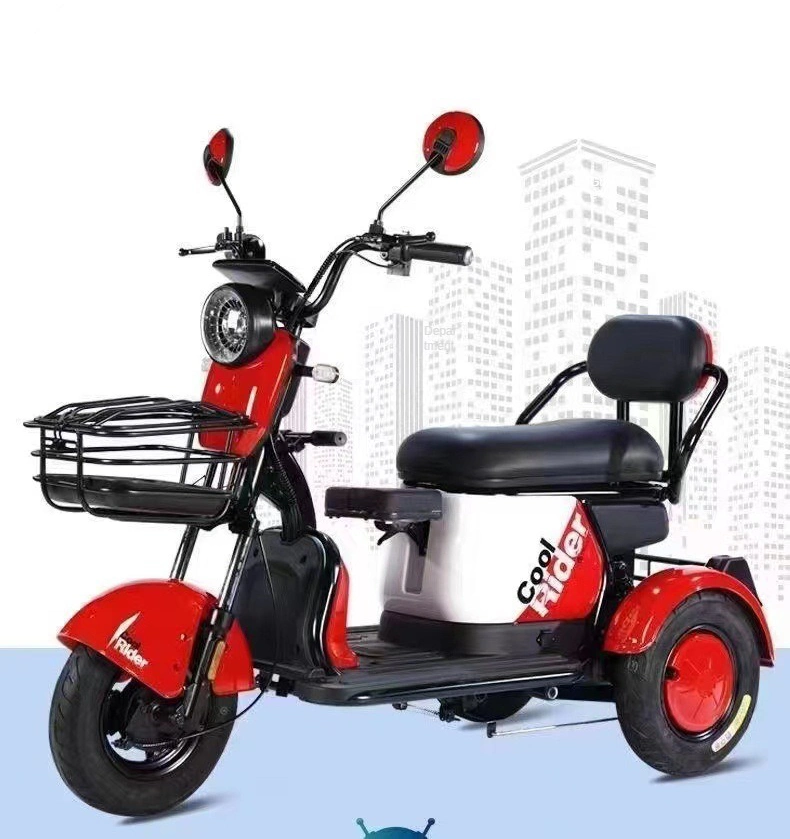 New Arrivals 48V 60V 600W 20A Maximum Speed 50km/H Three Wheels Electric Scooter Electric Tricycle